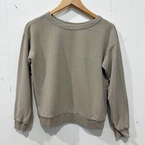 Jungmaven Crux Cropped Sweatshirt in Canvas Size XS